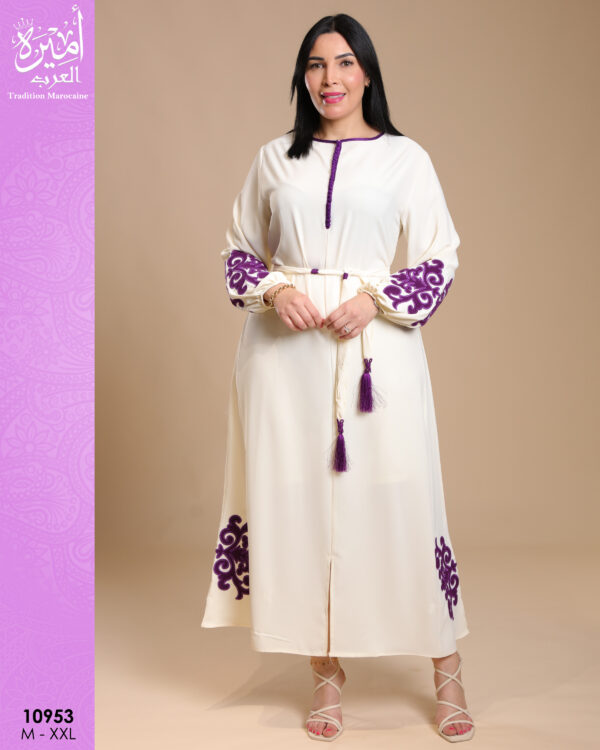 Women's Moroccan Jellaba – Elegant Longwear 10953